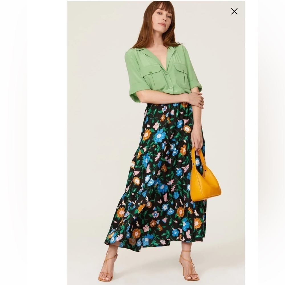 New KATE SPADE Floral Garden Cloqué Skirt 🌸 Sz Small NWT